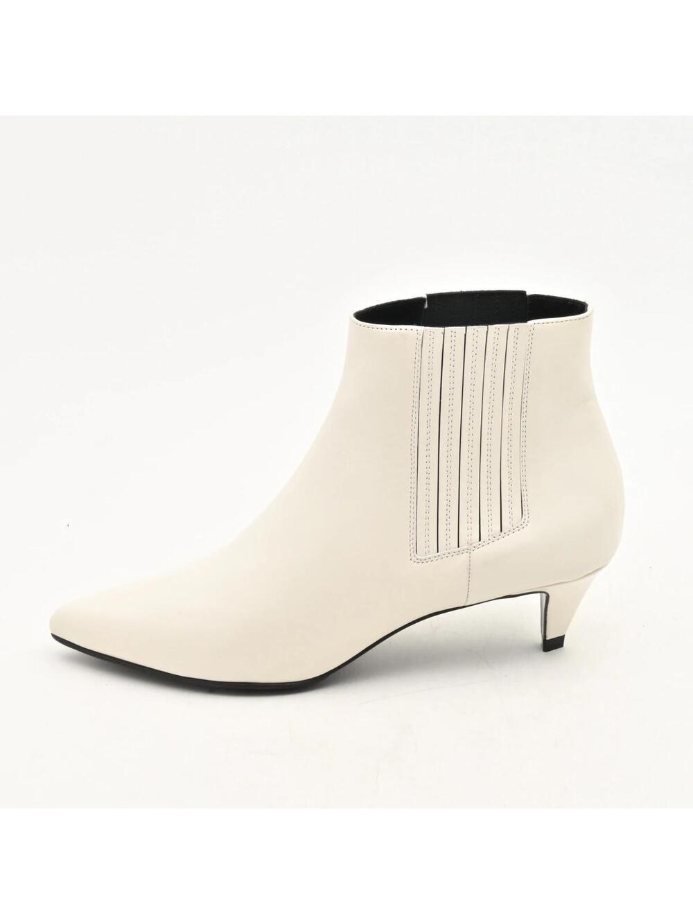 Celine White Leather Women's Boots #341819C62B